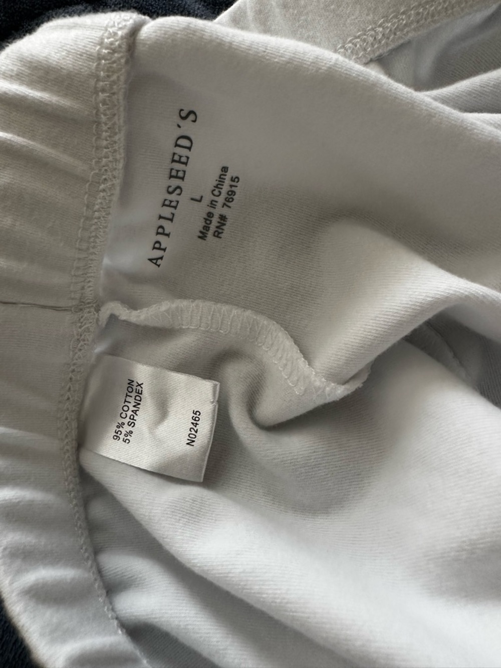 Appleseed's Soft White Pull-On Knit Pants - Picture 2 of 6